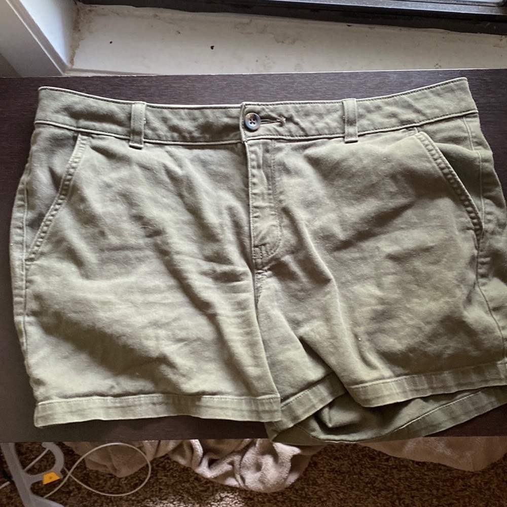 Green shorts